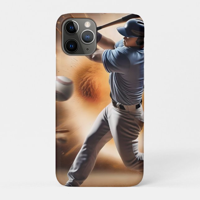 "The Dust-Cloud Showdown: A Pitcher's Fury" Case-Mate iPhone Case (Back)