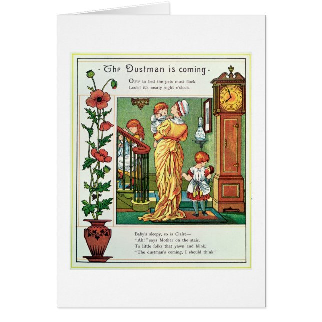 The Dustman is Coming (nursery rhyme illustration) (Front)