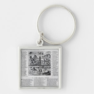 The Dutch Boare dissected Key Ring
