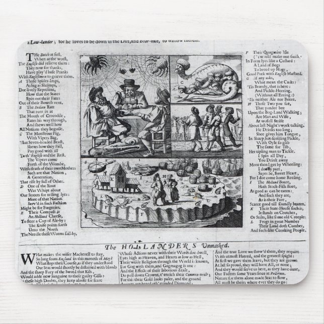 The Dutch Boare dissected Mouse Mat (Front)