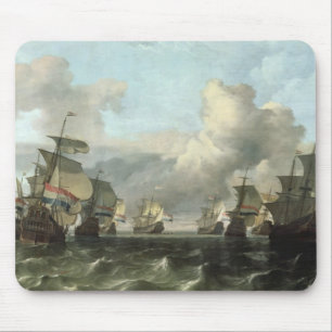 The Dutch Fleet of the India Company, 1675 Mouse Mat