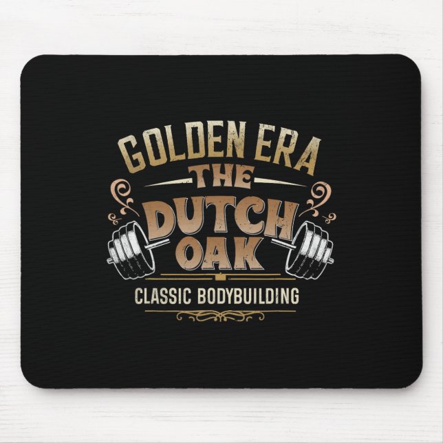 The Dutch Oak Clic Bodybuilding Gym Fitness Body B Mouse Mat (Front)