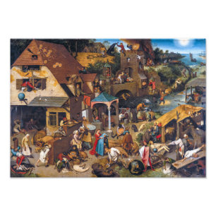 The Dutch Proverbs   Pieter Bruegel the Elder   Photo Print