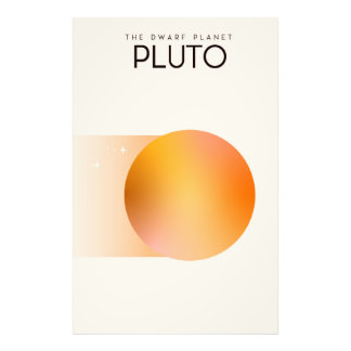 The dwarf planet Pluto Photo Print