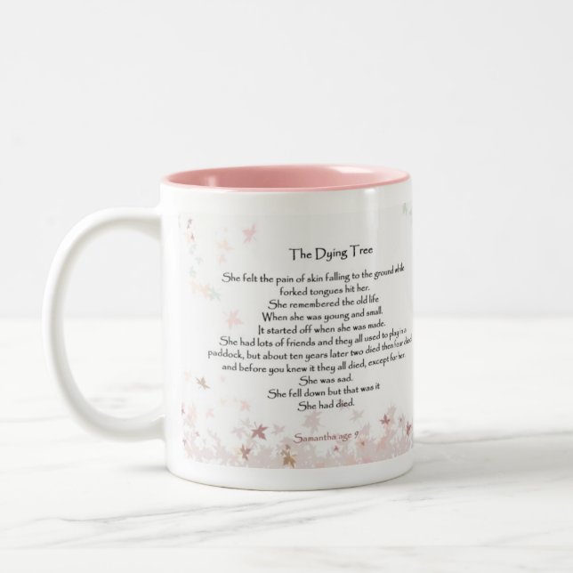 The Dying Tree Two-Tone Coffee Mug (Left)