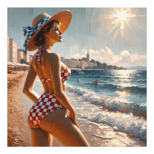 the dynamic energy of Croatia Photo Print
