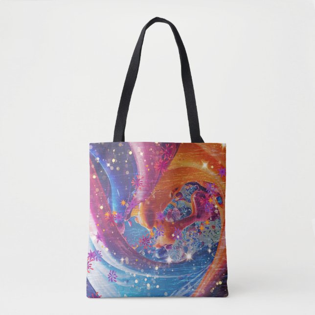 The Dynamite Swirl Tote Bag (Front)