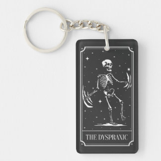 The Dyspraxic Tarot Card Awareness Key Ring