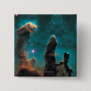 The Eagle Nebula 15 Cm Square Badge