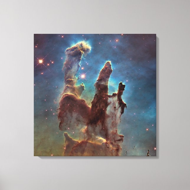 The Eagle Nebula aka The Pillars Of Creation Canvas Print (Front)