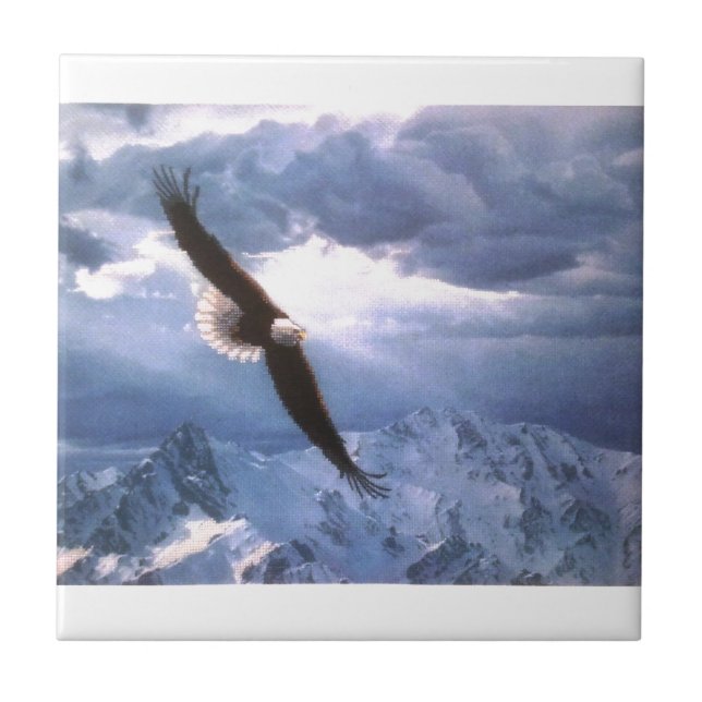 The Eagle Weathers the Storm Tile (Front)