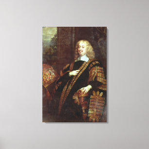 The Earl of Clarendon, Lord High Chancellor Canvas Print