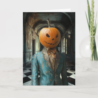 The Earl Pumpkinhead | Surreal Art Greeting Card