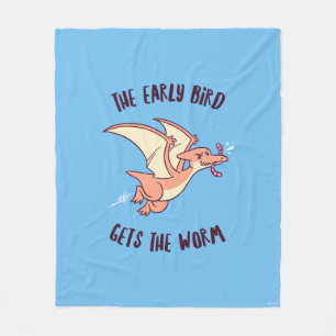 The Early Bird Gets The Worm Fleece Blanket