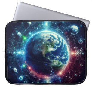 The Earth and Her Siblings on 15" Electronics Bag