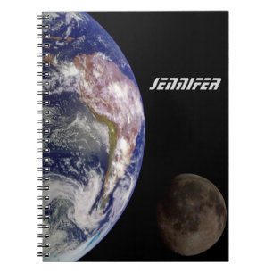 The Earth and the Moon Notebook