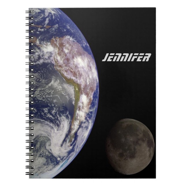 The Earth and the Moon Notebook (Front)
