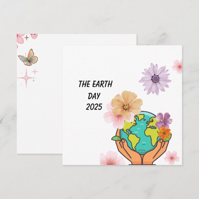 THE EARTH DAY  INVITATION (Front/Back)