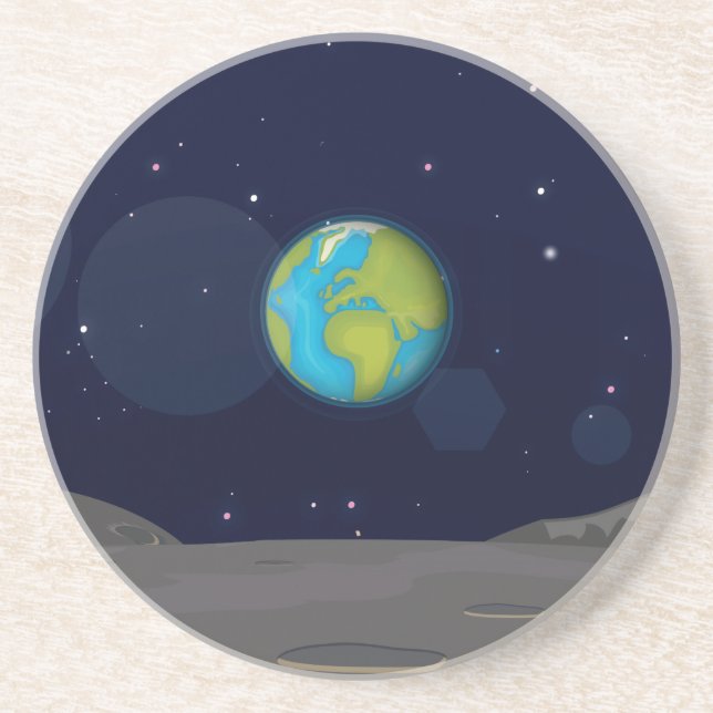 The Earth from the Moon Coaster (Front)