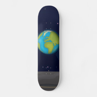 The Earth from the Moon Skateboard