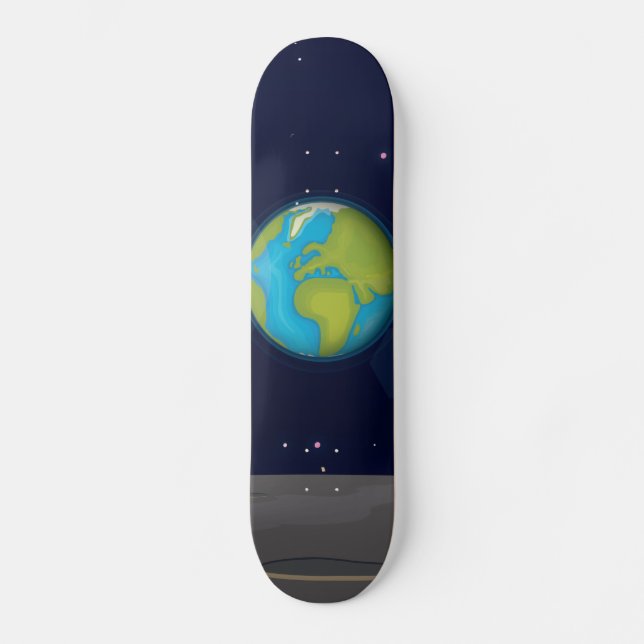 The Earth from the Moon Skateboard (Front)