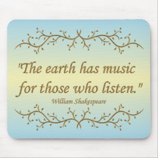 The Earth Has Music Mousepad