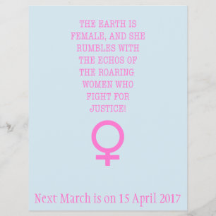 The Earth is Female Flyer