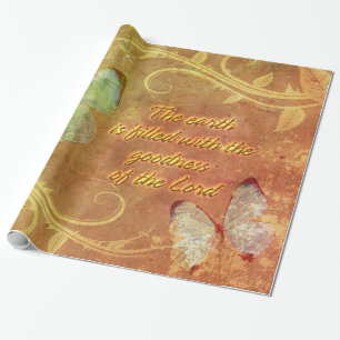 The earth is filled with the... Wrapping Paper