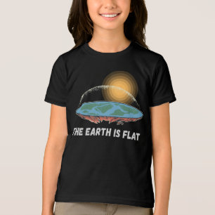 The Earth Is Flat Humourous Theory  Tri-Blend Shirt