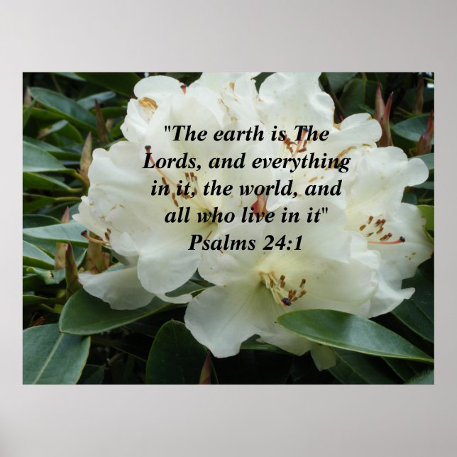 The Earth is The Lords ~Print~ Poster (Front)