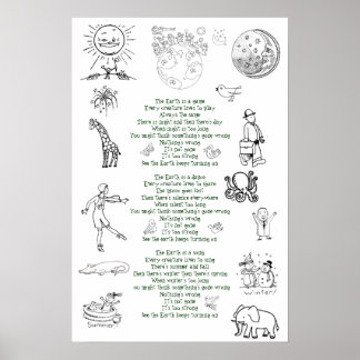 The Earth Keeps Turning On Poster