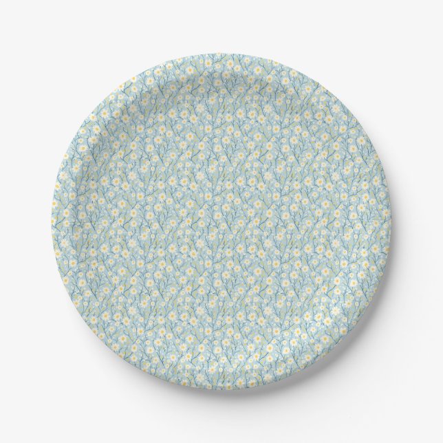 The Earth Laughs In Flowers Paper Plate (Front)