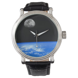 The Earth & Moon Wrist Watch