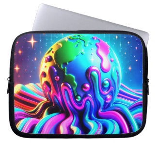 The Earth On A Computer Tablet + Laptop Sleeve