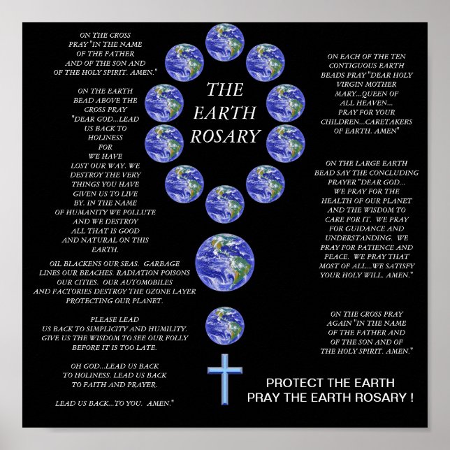THE EARTH ROSARY POSTER (Front)
