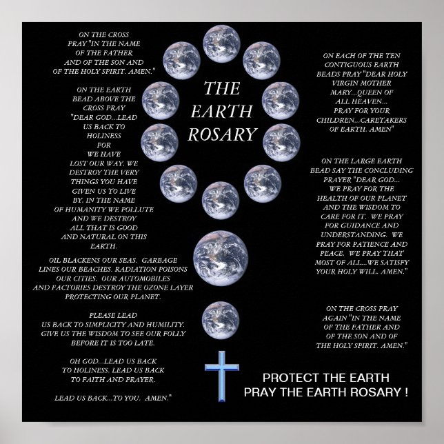 THE EARTH ROSARY POSTER (Front)