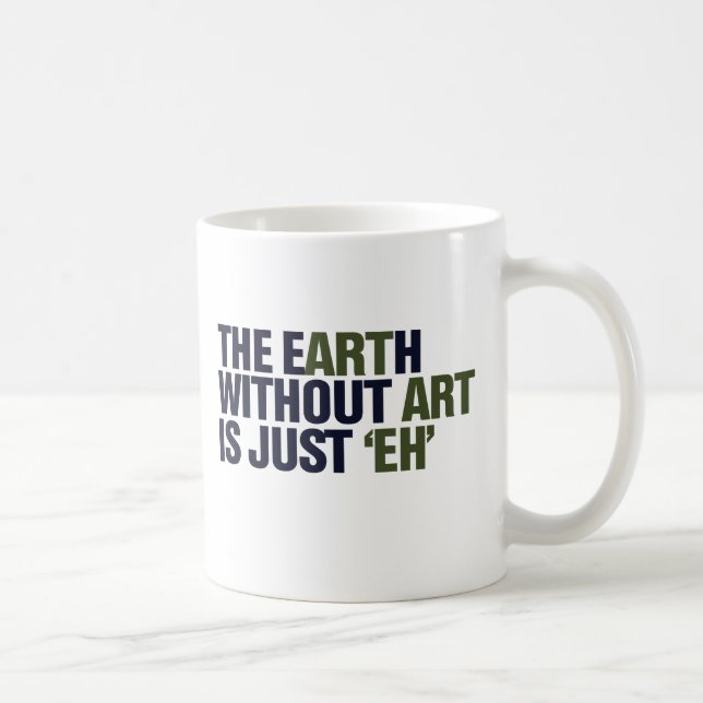 The Earth without ART Coffee Mug (Right)