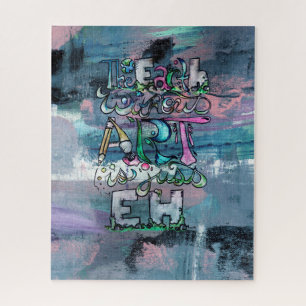 The Earth without Art is just Eh Jigsaw Puzzle