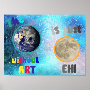 The Earth without Art, Poster