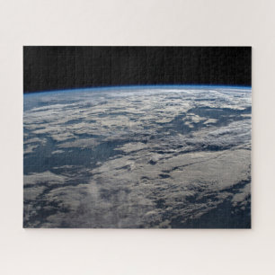 The Earth's Limb Above A Cloudy Western Australia. Jigsaw Puzzle