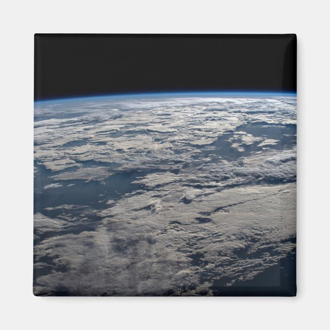 The Earth's Limb Above A Cloudy Western Australia. Magnet (Front)