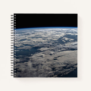 The Earth's Limb Above A Cloudy Western Australia. Notebook