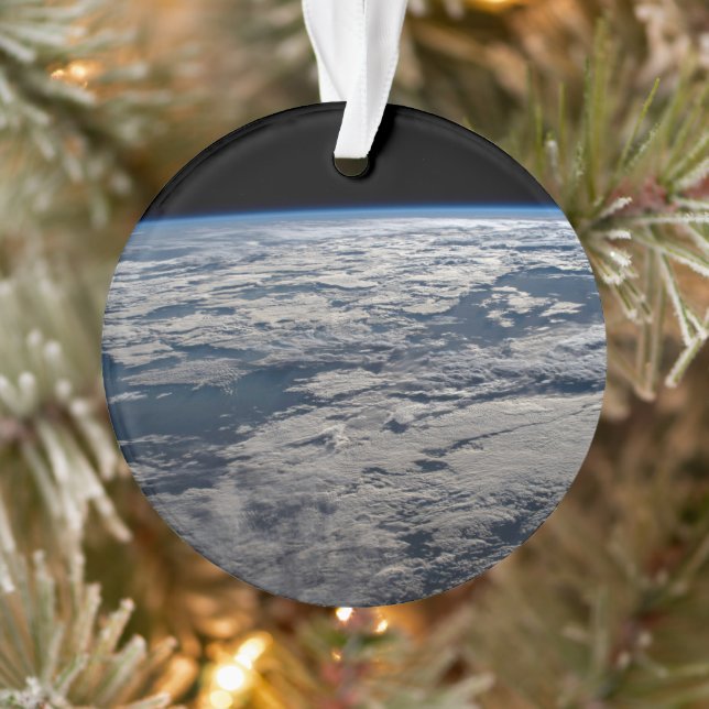 The Earth's Limb Above A Cloudy Western Australia. Ornament (Tree)