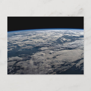 The Earth's Limb Above A Cloudy Western Australia. Postcard