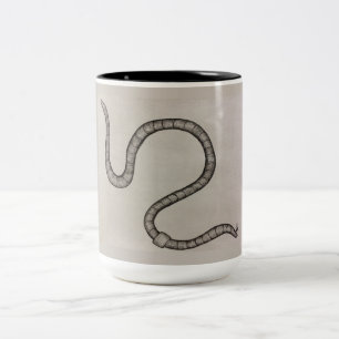 The Earthworm Two-Tone Coffee Mug