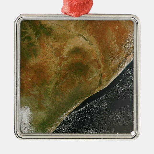 The East African nations Metal Tree Decoration (Front)