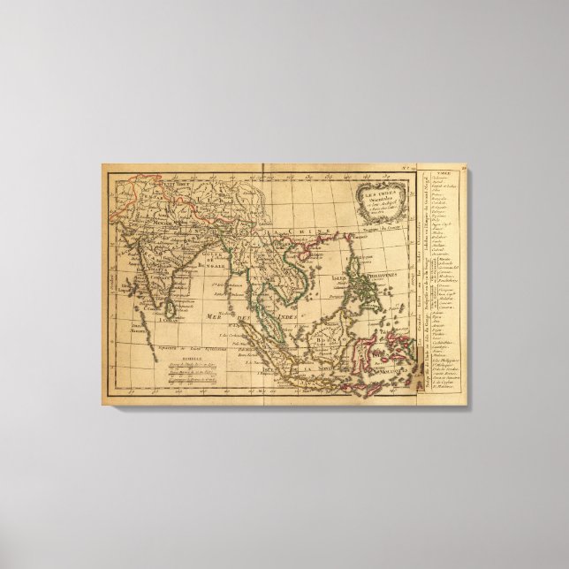 The East India Canvas Print (Front)