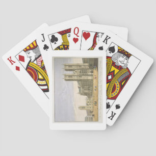 The East Prospect of the Abbey of St. Peter and th Playing Cards