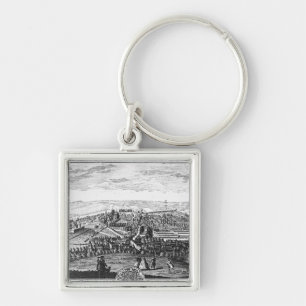 The East Prospect of the City of Winchester Key Ring