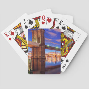 The East River, Brooklyn Bridge, Manhattan Playing Cards